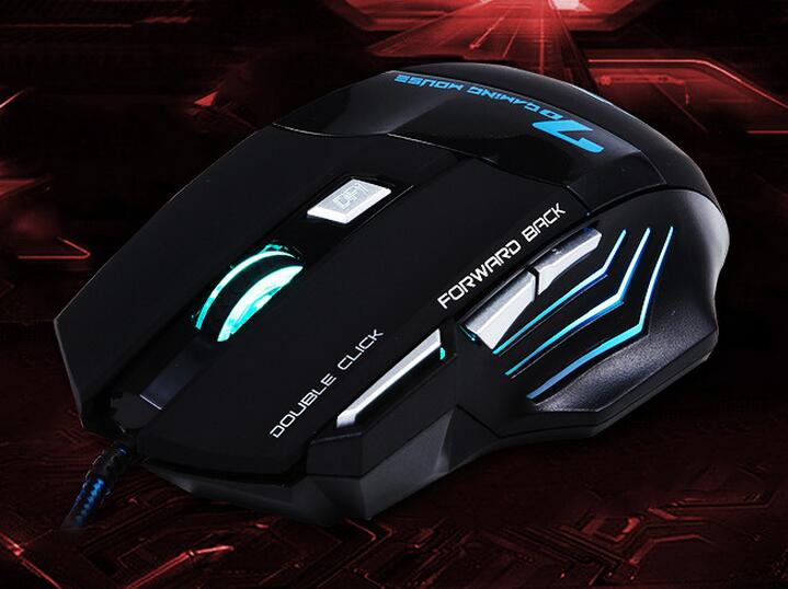 New 2400DPI 7D USB wired gaming optical mouse 